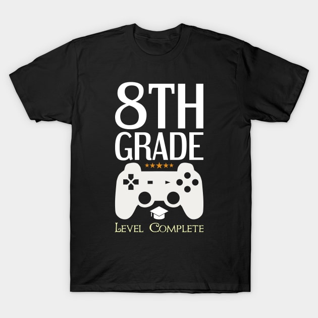 8th Grade Level Complete T-Shirt by Tesszero